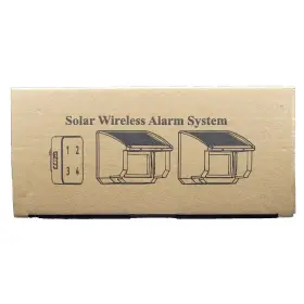 2hb-t904 Htzsafe 1/2 Mile Solar Wireless Driveway Alarm System Kit 1 Receiver 2 Sensors