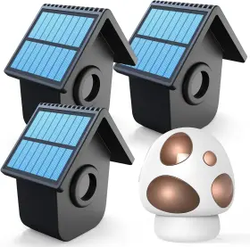 Hb-t504 Htzsafe 1/2 Mile Long Range Solar Driveway Alarm - Outdoor Weatherproof Wireless Hb-t504 Htzsafe 1/2 Mile Long Range Solar Driveway Alarm - Outdoor Weatherproof Wireless