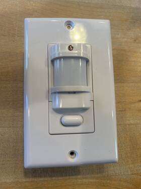 Hubbell At-1201 Motion Detector Wall Switch Sensor At 1201 Ivory New