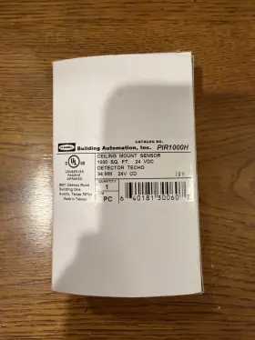 Pir1000h Hubbell Pir-1000 Ceiling Mount Sensor 1000sq. Ft