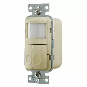 Ws1021i Hubbell Ivory Vacancy Sensor Wall Light Switch No Neutral Pir 120vac Ws1021i Hubbell Ivory Vacancy Sensor Wall Light Switch No Neutral Pir 120vac