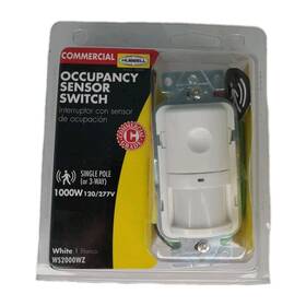Hubbell Ws2000wz Occupancy Sensor Switch Single Pole White New Open Box