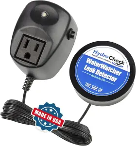 B00988nov2 Hydrocheck Water Sensor Alarm Smart Leak Detector For Home And Basements Flood Alert