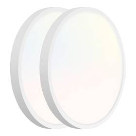 Hykolity Clb-1623 2 Pack 9 Inch Selectable Cct Led Round Flat Panel White