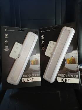 Iconcepts Vivnl1277-noc X2 Motion Sensor Light - White With Remote Control Brand New Sealed
