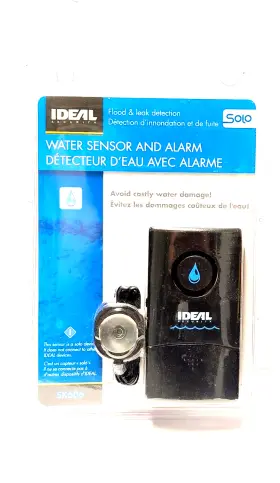 Sk606 Ideal Water Sensor And Alarm Flood Leak Detection Black