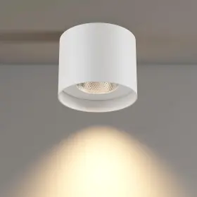 620888-005-wh Ilucezzo Flush Mount Ceiling Light 20w Led Large 5.9 Inch W X 4.7 H White