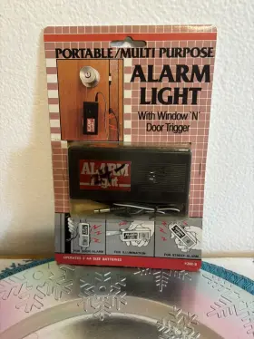 268-b Imi Corp Portable / Multipurpose Alarm Light With Window And Door Trigger