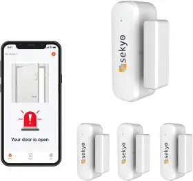 Innovations Pvt Ltd 313094733717 Smart Wifi Door And Window Sensor For Home No Hub Required Free App Alert Work