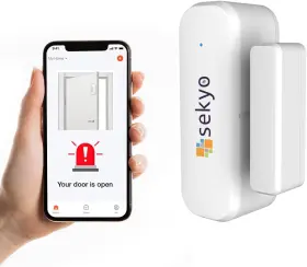 Innovations Pvt Ltd 313106759773 Smart Wifi Door/window Sensor For Home No Hub Required Free App Alert Works W