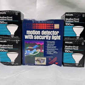 Bc865k Intelectron Motion Detector With Security Light Model Bc 863k And 4 Bulbs
