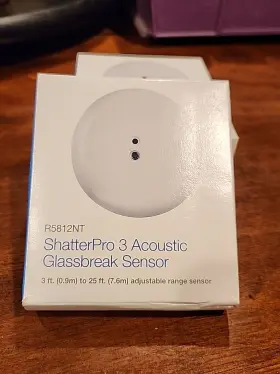 R5812nt Interlogix 5815nt Shatterpro 3 Acoustic Glassbreak Sensor Wireless New