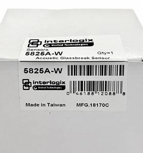Interlogix 5825a-w Acoustic Glassbreak Sensor