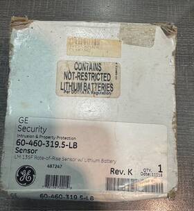 Interlogix 782136702019 Ge Security Lm 135f Rate Of Rise Sensor 60-460-319.5-lb