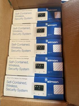 Interlogix 80-632-3n-xt5-2 Qty5 Simon Xti-5 Pet Immune Sensor Micro Keyfob Door/window