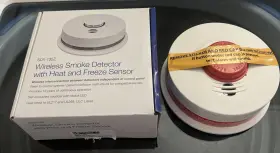 Sdx-135z Interlogix Wireless Detector With Heat And Freeze Sensor New