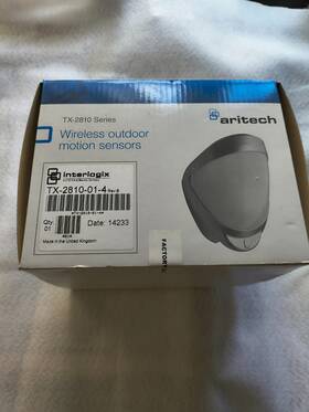 Interlogix Tx-2810-01-4 Aritech Wireless Outdoor/indoor Motion Sensor - Nos