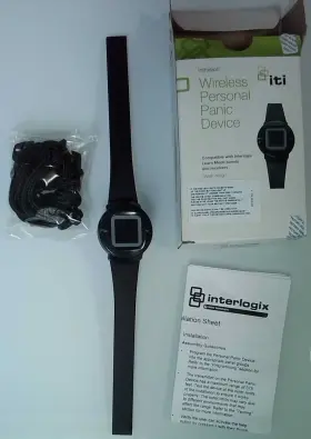 Tx-4200-01-2 Interlogix Intrusion Wireless Personal Panic Device Black Tx-4200-01-2 Interlogix Intrusion Wireless Personal Panic Device Black