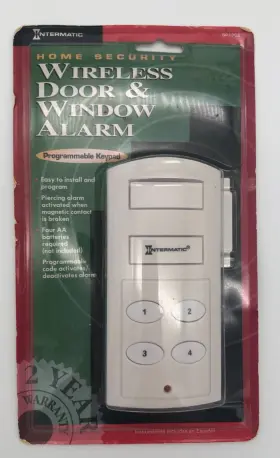 Sp130b Intermatic 078275072725 Home Security Wireless Door And Window Alarm New Old Stock Sp130b Intermatic 078275072725 Home Security Wireless Door And Window Alarm New Old Stock