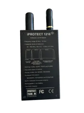 1216 Iprotect / Digiscan Labs Rf Detector Bug Hidden Camera Tscm Wi-fi Gps Det