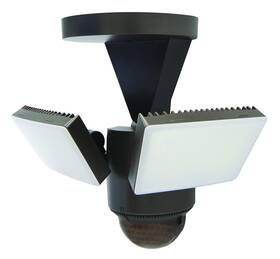 Iq America Lm1811bz Led Outdoor Motion Sensor Security Floodlight 1100 Lumens 180 Detection