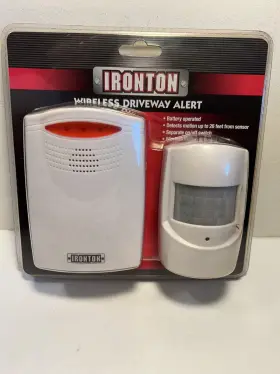 43832 Ironton New Wireless Driveway Alert Battery Motion Detector Security Alarm 43832 Ironton New Wireless Driveway Alert Battery Motion Detector Security Alarm