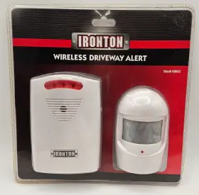 58643 Ironton New Wireless Driveway Alert Battery Motion Detector Security Alarm 58643 Ironton New Wireless Driveway Alert Battery Motion Detector Security Alarm