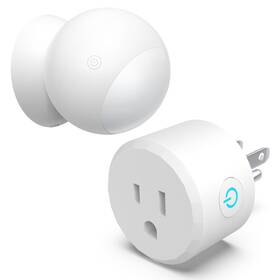 Isyncplug Qc002 Wireless Motion Sensor Outlet Plug-n-play Pir Activated Switch With T