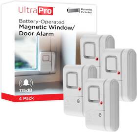 Jasco Products Company Llc 313094411424 Personal Security Window And Door Alarm 4 Pack Diy Protection Burglar Alert