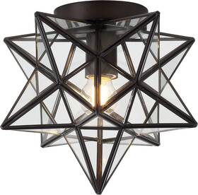 Jonathan Y Jyl9035a Stella 12 Inch Moravian Star 9.75 Oil-rubbed Bronze