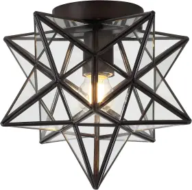 Jyl9035a Jonathan Y Stella 12 Inch Moravian Star 9.75 Oil-rubbed Bronze