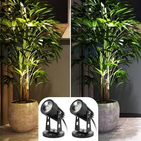 Junview 445037116165 2pack Led Spot Lights Indoor Uplights Plant Spotlights With 5.9 Ft Cord