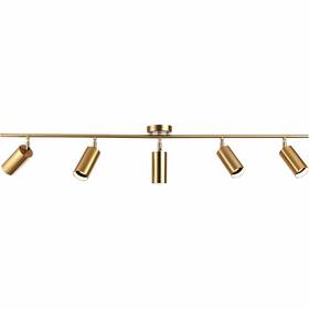 Kco W1062-bt Lighting Modern 5-lights Led Track Kit 5 Lights Gold-5 Light