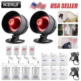 Kerui As301 Wireless Alarm System Home Security Garage Motion Detector Door Sensor Burglar