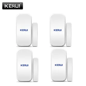 D025 Kerui 4pcs Home Security Alarm System Accessory Door/window Magnetic Sensor