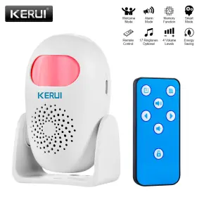 M120201 Kerui Wireless Motion Sensor System Driveway Garage Pir Alarm Alert Security Indoor Us