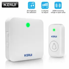 M537 Kerui Wireless Doorbell Chimes Plug&play Receiver Waterproof Button Long Range M537 Kerui Wireless Doorbell Chimes Plug&play Receiver Waterproof Button Long Range