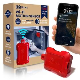Kinisium 644197314221 Wifi Motion Sensor Alarm Indoor With Real Time Sms Alerts Wireless Presence