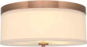 Rv-cf2131818-ob-crm Kira Home Walker 15 Inch Mid-century Modern Copper Bronze And Creme Shade