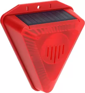 Ks-sl-001 Kishin Solar Outdoor Motion Sensor Alarm Strobe Light Detector Dog Barking &129d
