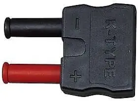 69146 Klein Tools 092644690709 Banana Plug Adapter To K Type Thermocouple Works Black