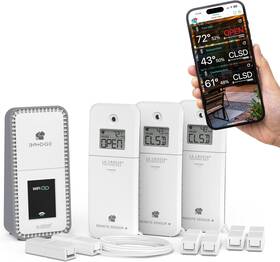 La Crosse Technology Ltd. X100-cp-03 Contact King Wi-fi Alert System With The Bridge Gateway And 3 Open Close