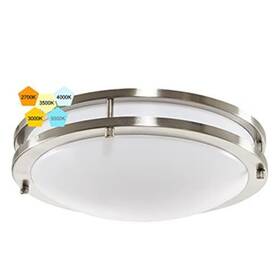 Laborate Lighting 782298961132 12 Inch Led Ceiling Light Flush Chrome Finish