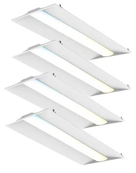 Led Energy Plus Lep2x4troffer3cct 2x4 Ft Troffer 0-10v Dimmable White