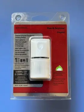 Wsp250wccv4 Legrand 340926/362736 Pass And Seymour Passive Infrared Occupancy Sensing Switch