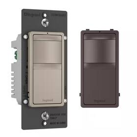 Legrand 445016144165 Radiant 600-watt Passive Infrared Single-pole Occupancy/vacancy Sensor Nickel/d