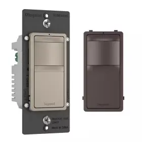 Legrand 445016144165 Radiant 600-watt Passive Infrared Single-pole Occupancy/vacancy Sensor Nickel/d