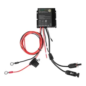 Smr1050-kt-bk Lensunsolar Waterproof 10a 12v Bluetooth Mppt Solar Charge Controller Regulator With Batt