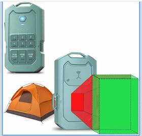 Letwesaf 717504807829 Outdoor Radar Perimeter Alarm Extra Sensor Camping Rv Safety Protection
