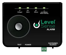 Level Sense 712038376322 Sump Pump Alarm With 15-foot Float Switch 120 Db High Water Siren Recharg